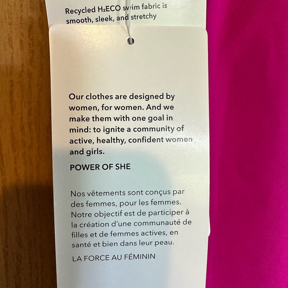 Athleta Bondi bra cup tankini 36 D/DD nwt 💜 - Picture 10 of 10